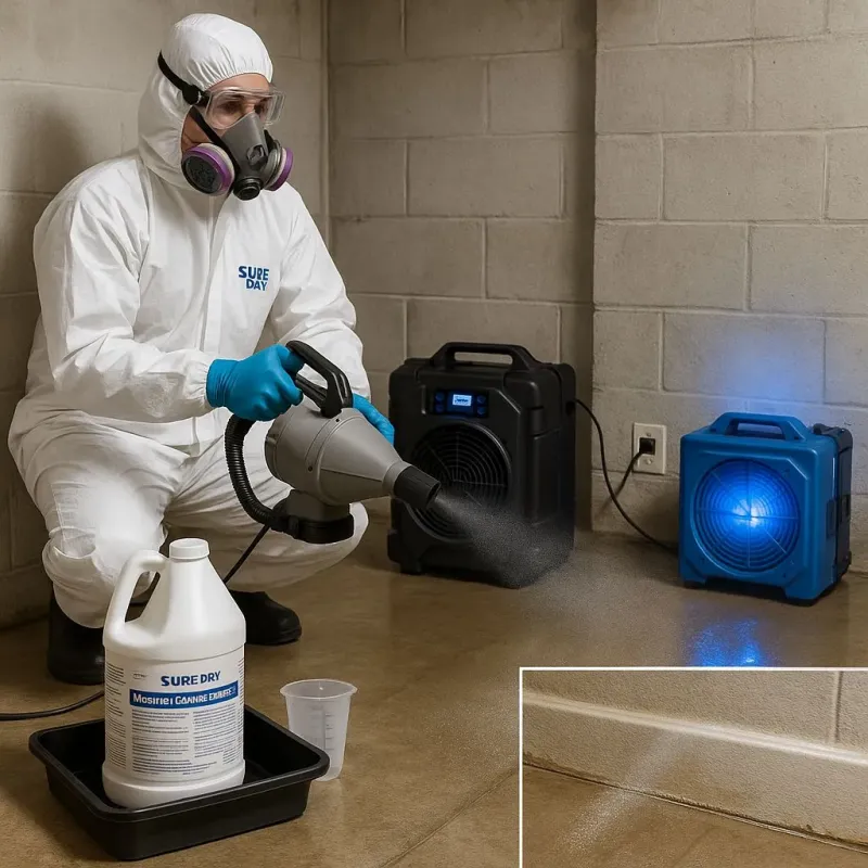 Sanitization and Odor Removal process in Cutlerville, MI