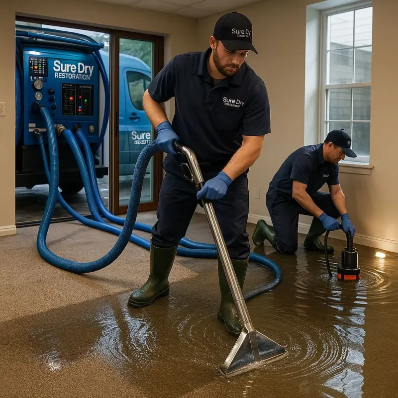 Water Extraction and Removal process in Cutlerville, MI